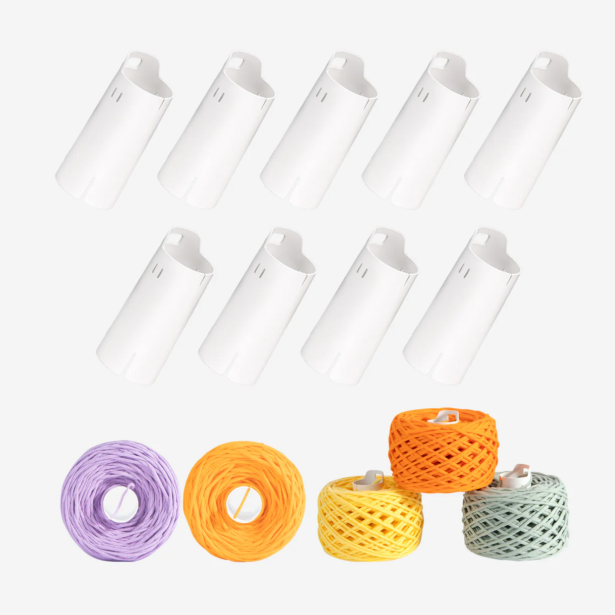 Caydo Yarn Cake Storage Tubes - 9 Pack 1 yarn cake storage tubes