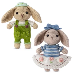 bunny amigurumi crochet kit