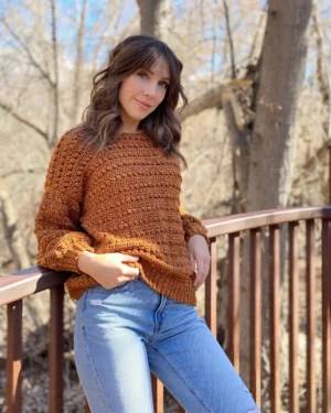 crochet pullover sweater pattern