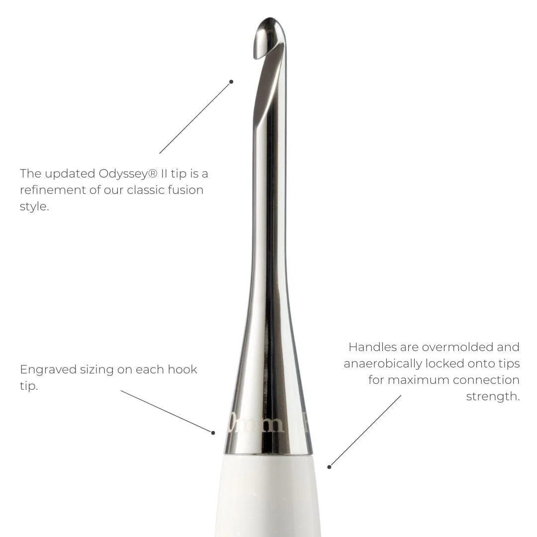 Furls Odyssey II Ergonomic Crochet Hook 4 odyssey II crochet hook