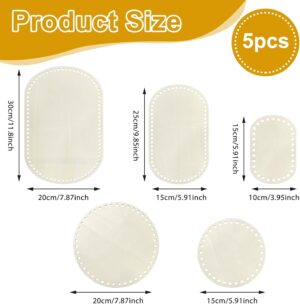 wooden crochet basket base