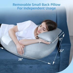 crochet pillow for lap support