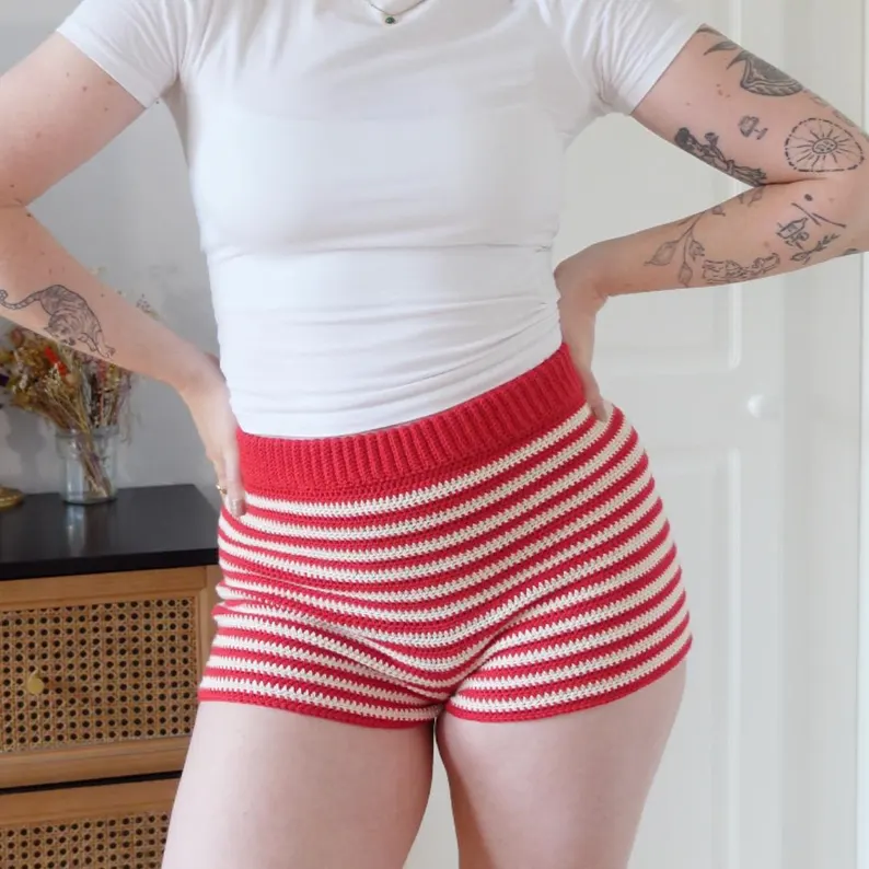Easy Crochet Shorts eBook - Beginner Friendly by JoslinCrochet 4 crochet shorts pattern