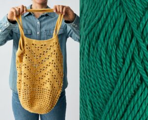 filet crochet market bag kit