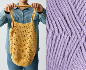 filet crochet market bag kit