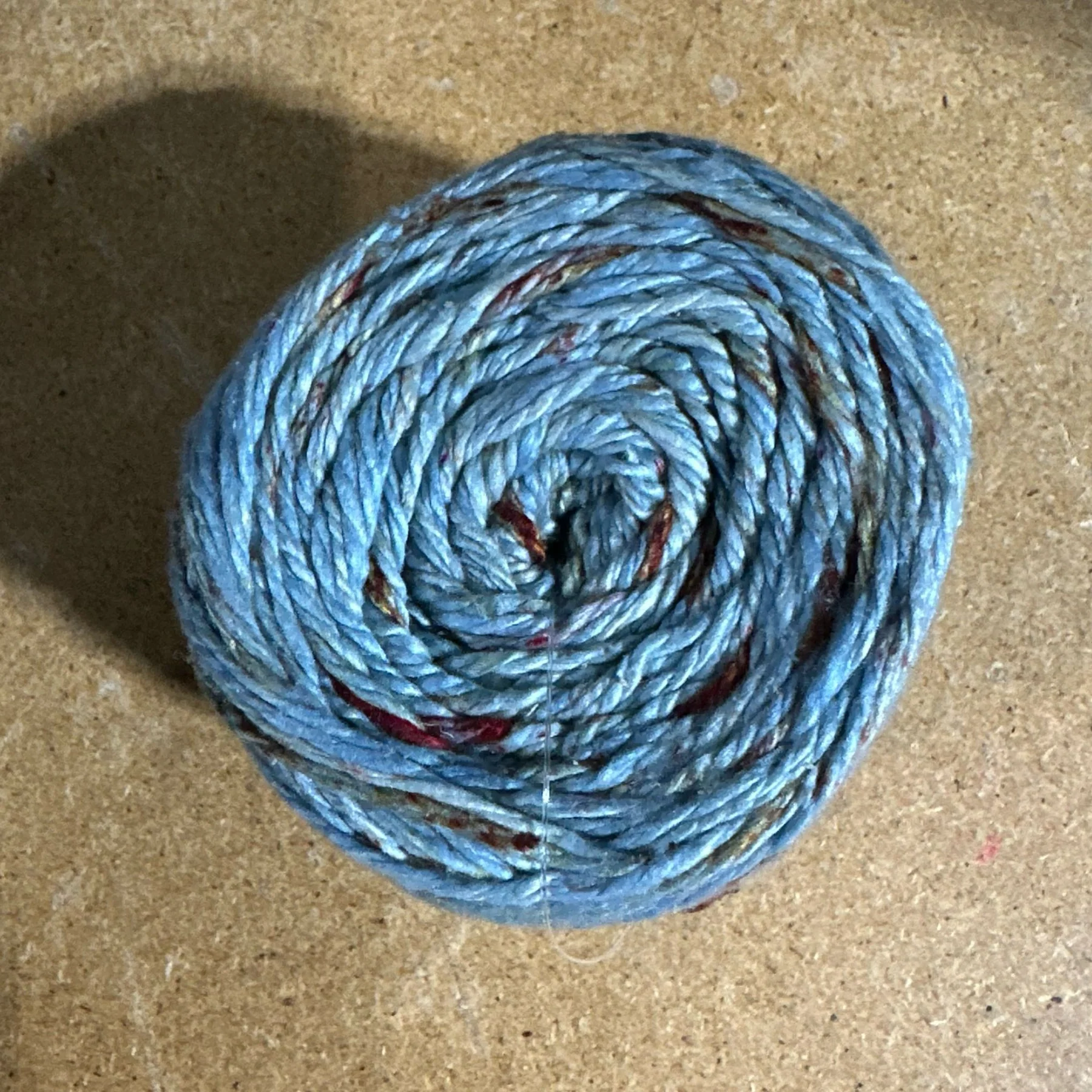 recycled silk sport weight yarn
