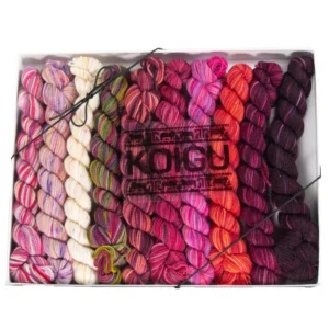 Koigu Pencil Box mini skein yarn kit