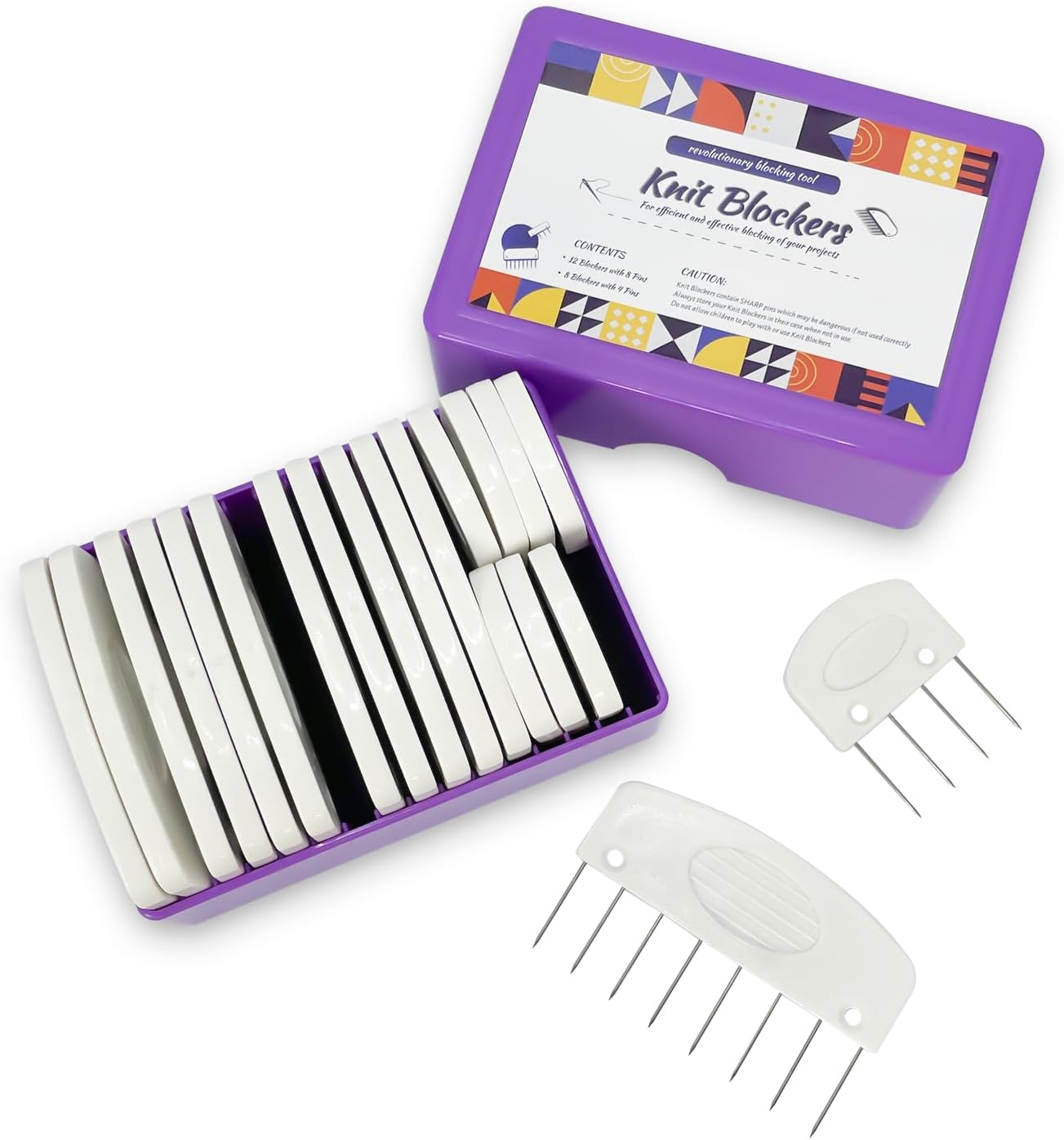 crochet blocking pins kit