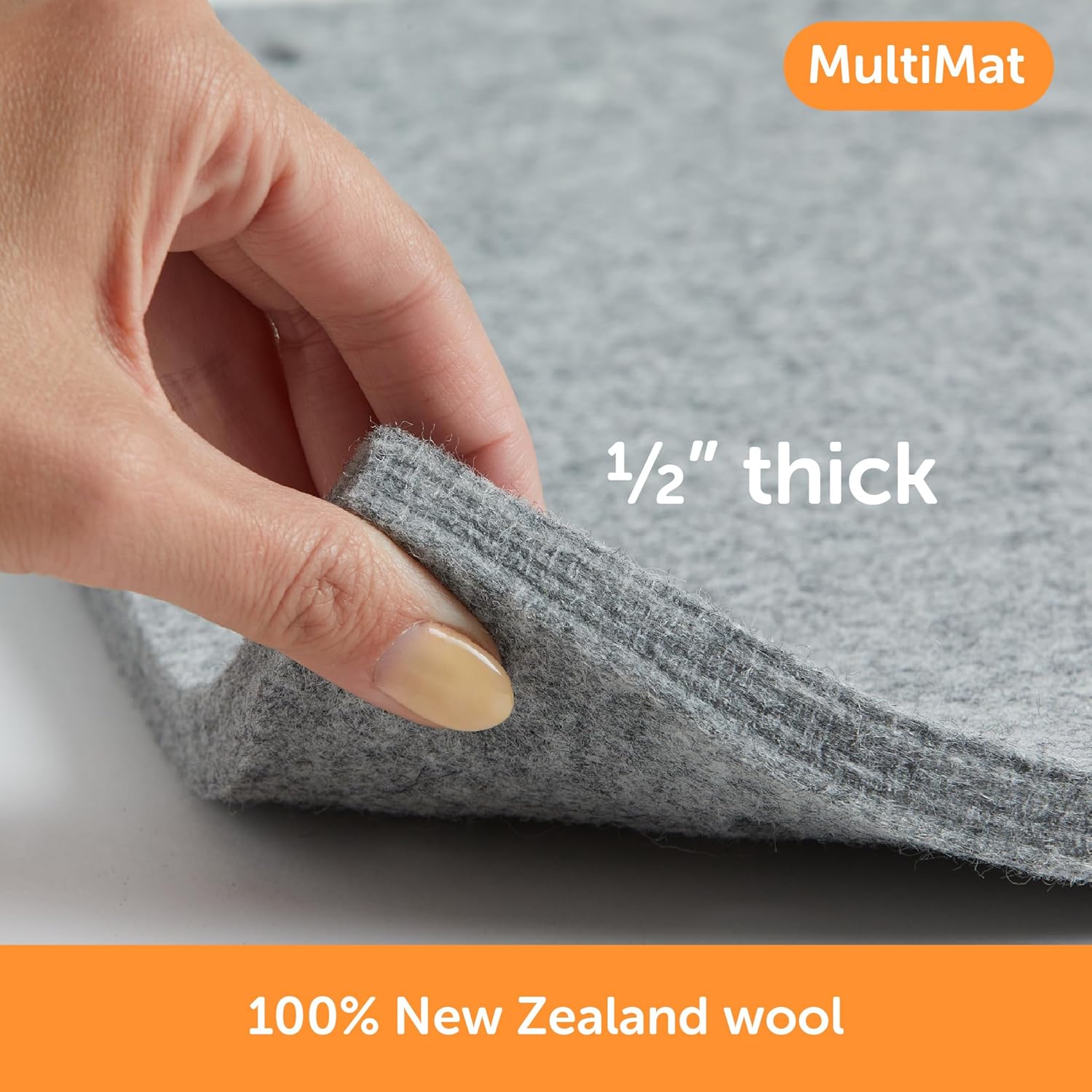 Oliso MultiMat Wool Pressing Pad, 14x14 2 wool pressing mat for blocking crochet